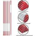 thumbnail image 4 of netuera 50 PCS Fiberglass Driveway Poles Snow Stakes with Reflective Tape Multipurpose Driveway Marker 48 Inch 5/16 Inch Red, 4 of 6