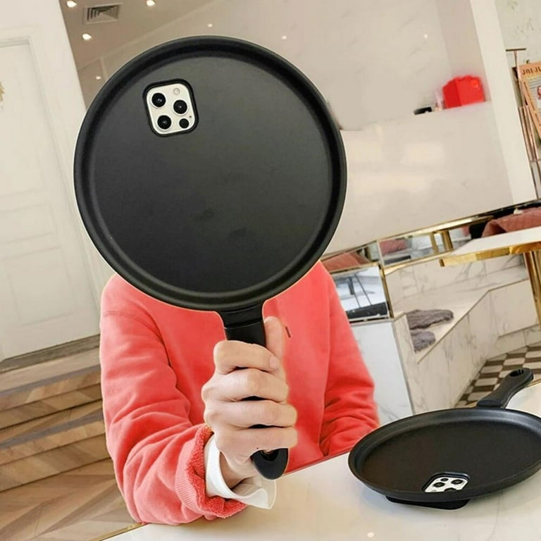 Funny 3D Frying Pan Case for IPhone 12/12Mini/12Pro/12 Pro Max Cartoon Shaped Case Kitchen Iron Non-stick Pancake Pot Soft Cover - Walmart.com Funny 3D Frying Pan Case for IPhone 12/12Mini/12Pro/12 Pro Max Cartoon Shaped Case Kitchen Iron Non-stick Pancake Pot Soft Cover - Walmart.com