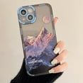 thumbnail image 6 of Compatible with iPhone 11 case Snow Mountain, Cute Anime Case Aesthetic for Women Girls,Pink,6.1 inch, 6 of 8