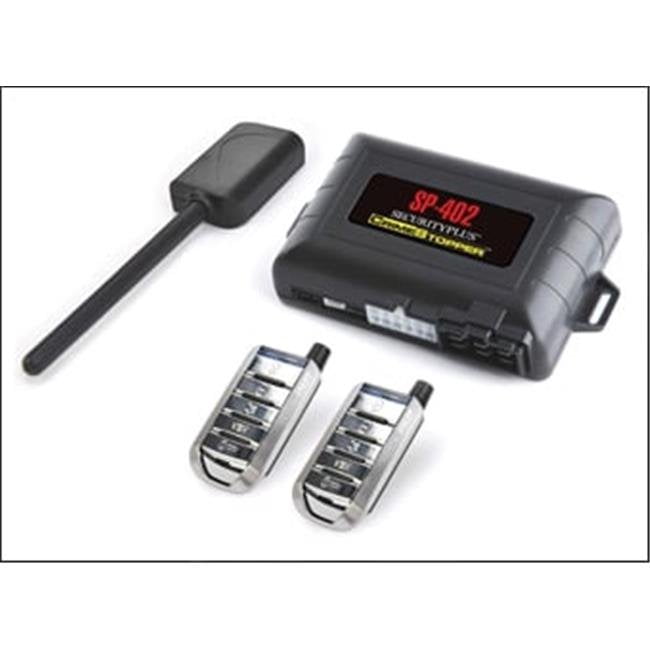 Crimestopper SP402 SecurityPlus 1Way Combo Alarm Keyless Entry