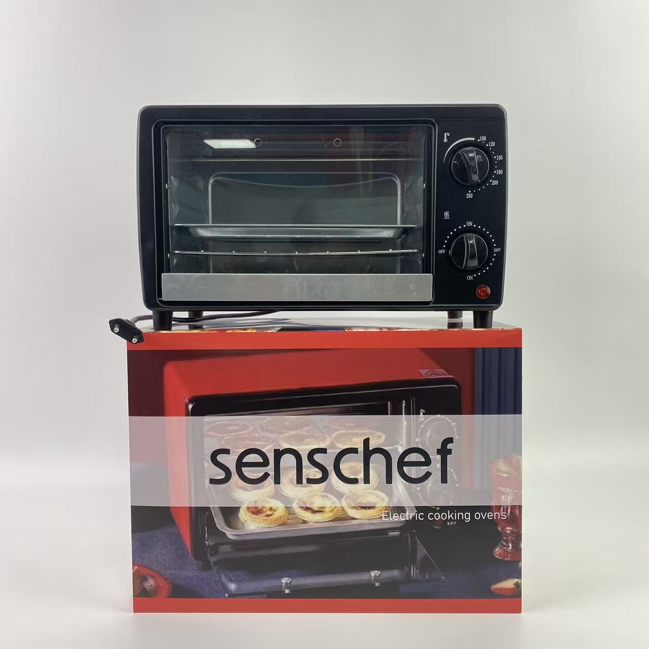senschef Electric cooking ovens,Toaster Oven Air Fryer Combo, Convection Oven Countertop, 12 functions all in 1, with even & quick crisp technology, 50-450°F, 1800W