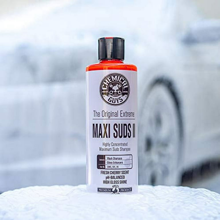 Chemical Guy CWS101 1 gal Maxi II Super Suds Car Wash Soap & Shampoo,  Cherry Scent 