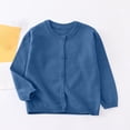 thumbnail image 7 of Navy Cardigan for Girls 7-8, Kids School Uniforms Long Sleeve Button Down Knit Cardigans Sweater Tops, 7 of 7