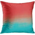 thumbnail image 4 of ECZJNT Set of 4 Pillow Cases Gradient Red Black Ombre Shades Shaded Ff0000 000000 Blue Lime Watercolor Teal Throw Pillowcase Cover Cushion Case Home Decor 20x20 inch, 4 of 5