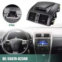 55670-02340 Center Dash A/C Air Vent Panel Replace For 2009-2013 Toyota Corolla