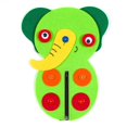thumbnail image 1 of Kids DIY Cartoon Animal 3D Foam Sticker Puzzle Handmade Early Learning Educational Toys For Children Craft Gift, Elephant, 1 of 5