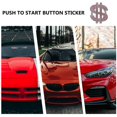 thumbnail image 3 of Start Stop Button Rhinestone Cover Push to Start Zinc Alloy Decorative, 3 of 4