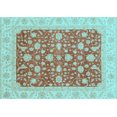thumbnail image 1 of Ahgly Company Indoor Rectangle Abstract Light Blue Modern Area Rugs, 8' x 12', 1 of 4