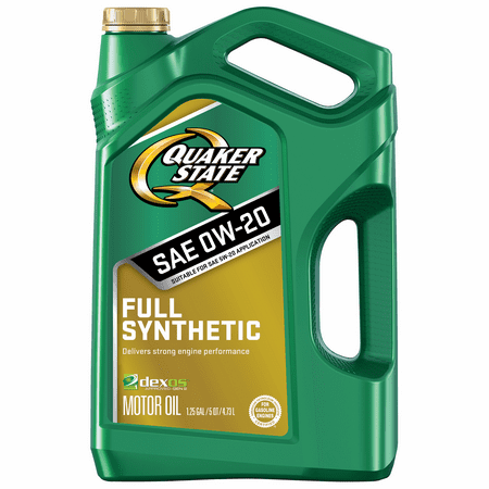 Quaker State Full Synthetic 0W-20 Motor Oil  5-Quart