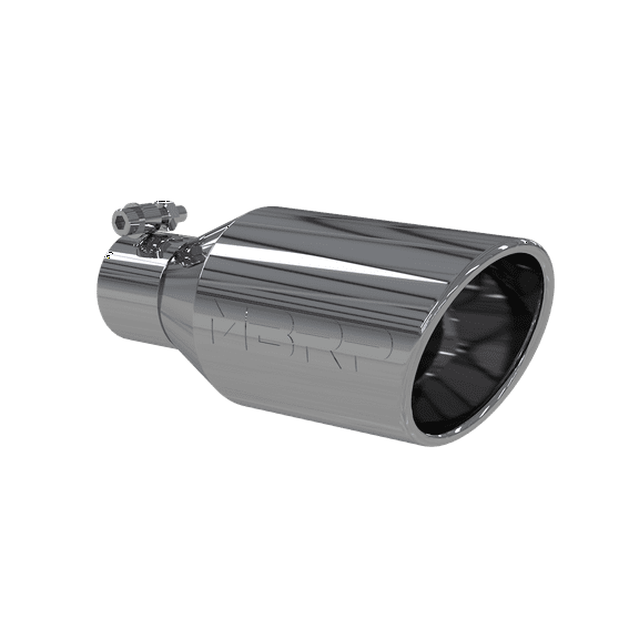 MBRP Universal Tip 4.5 O.D. Angle Rolled End 2.5 Inlet 11in Length - T304