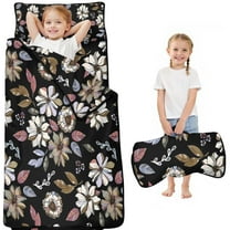 Pioneer Flower Floral Print Pattern Toddler Nap Mats for Kids Preschool,Sleeping Mat Bag or Kids,Toddler Sleeping Bag,Toddler Nap Mat or Daycare