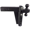 thumbnail image 4 of Bulletproof Hitches Trailer Hitch Ball Mount HD258 For 2-1/2 Inch Receiver; Lockable Lock Sold Separate; 22 000 Pound Gross Trailer Weight; Adjustable 8 Inch Drop/8 Inch Rise; Non Swivel, 4 of 11