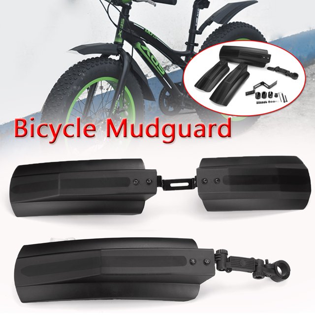 20"-26” Cycling MUdguards Front Rear Mountain MTB Bike Bicycle Mud Bicycle Mudguard