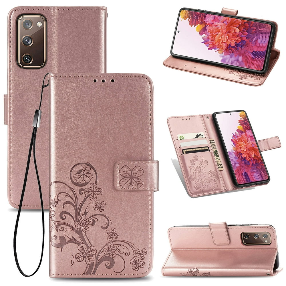 Galaxy S20 FE 5G Case, S20 FE Case, Allytech Premium PU Leather Floral ...
