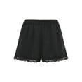 thumbnail image 5 of No Boundaries Satin Sleep Shorts with Scallop Lace Trim, 1.75'' Inseam, Women’s, 5 of 5
