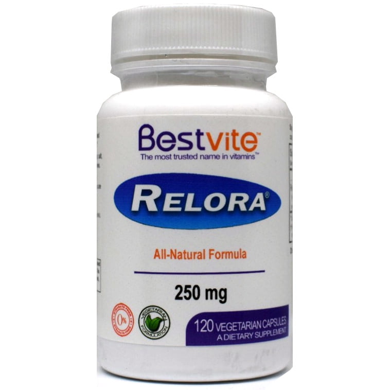 Relora 250mg (120 Vegetarian Capsules)No Stearates, No Fillers