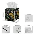 thumbnail image 5 of ZIATUBLE Sunflower Square Tissue Box Cover PU Hummingbird Tissue Box Holder with Bottom Snap Rectangle Tissue Box Covers Modern Tissue Case Facial Paper Organizer Dispenser, 5 of 7
