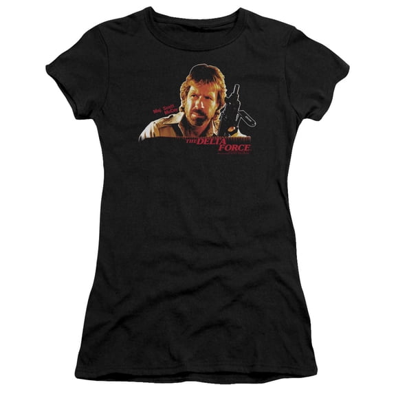 Delta Force Maj Scott Mccoy Junior Women's T-Shirt Sheer Black