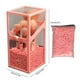 thumbnail image 2 of Soporte para brochas de maquillaje, soporte para cosméticos cubierto, soporte para bolígrafo de cejas con perla falsa, 2 of 8