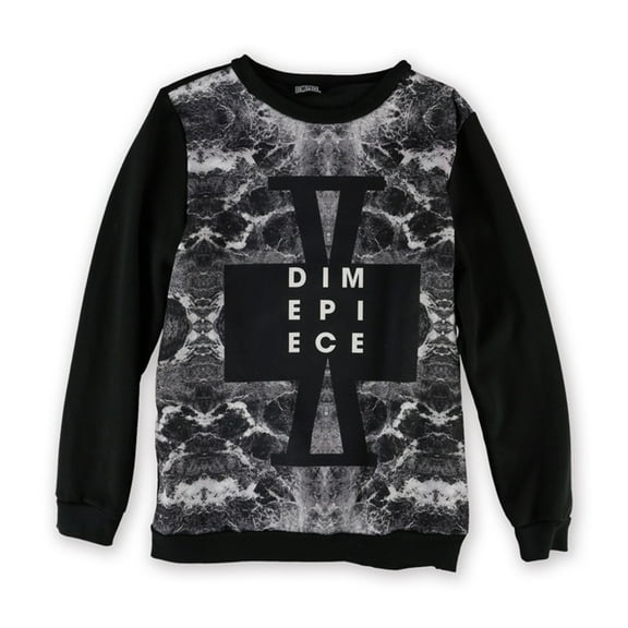 DXMEPIECE Womens Gen X Crewneck Sweatshirt, Black, Medium