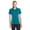 Blue Wake/ White, variant on LST685 Sport-Tek Women Sport Shirt PosiCharge Micro-Mesh Colorblock Polo