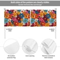 thumbnail image 5 of Car Flag12x18 No Pole Is Not Easy To Fade Fast Dry Hole Design Can Wear Flagpole Easy To Install For Car Family Business Travel Colorful Floral Pattern Groovy Flowers (1), 5 of 8