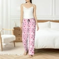 thumbnail image 6 of Lsque Bat And Pumpkin Print Women's Pajama Pants, Lounge Pant - Comfortable Home Wear,Elastic Waistband, Stylish Design-Medium, 6 of 9