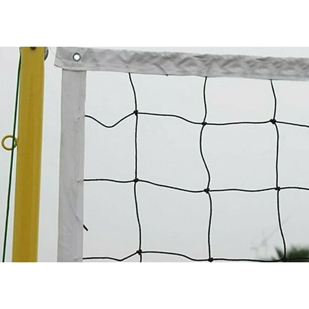Beach Volleyball Tennis Net Official Size with Steel Cable Rope