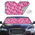 thumbnail image 2 of Fotbe Poodle Dog Car Windshield Sunshade | Sun Visor Protector Front Window Shade, Keeps Out UV Rays, Keeps Your Vehicle Cool-Medium, 2 of 7