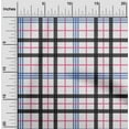 thumbnail image 1 of oneOone Cotton Jersey White Fabric Madras Check Sewing Craft Projects Fabric Prints By Yard 58 Inch Wide, 1 of 1