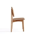 thumbnail image 4 of Manhattan Comfort Versailles 16.5" Round Wood Dining Chair in Natural (Set of 2), 4 of 5