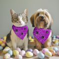 thumbnail image 2 of Dog Bandana 2 Pack,Cute Spider Web Halloween Pattern Bandanas for Dogs,Cat Bandana,Small/ Large Dog Bandana 2 Size,Dog Bandanas Girl Boy, 2 of 5