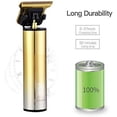 thumbnail image 2 of LED Display Rechargeable Hair Clipper Barber Carving T Outliner Blade Hairdressing Hair Trimmer Buddha Close Cuttting Charger (Color : A), 2 of 6