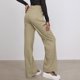 thumbnail image 3 of WILLBEST Pantalones Casuales Para Mujer, de Cintura Alta, Holgados, de Pierna Recta, Con Bolsillos Con Cremallera Para Uso Diario y Viajes, Cómodos Pantalones Deportivos Elásticos, Estilo Urbano., 3 of 6