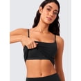 thumbnail image 4 of Sujetador deportivo CRZ YOGA Butterlift para mujer, cuello redondo, negro, talla S, 4 of 5