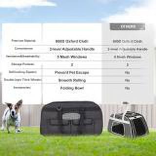 KFFKFF Cat Carrier with Wheels Rolling Pet Carrier with Handle 35 lbs Black for Cat Dog Small Medium Animals Kitten Puppy