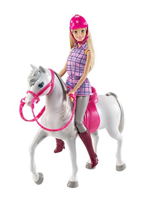 barbie doll and horse