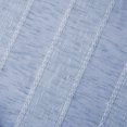 thumbnail image 5 of Dainty Home Megan 3D Linen Textured Linen Look Chenille Striped Designed Fabric Shower Curtain 70"W x 72"L in Denim Blue, 5 of 9