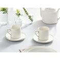 thumbnail image 1 of Turin Ensemble de Tasses à Thé en Porcelaine 2 Pcs 180 ml Argent, 1 of 1