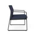 thumbnail image 4 of Gansett Reception Waiting Room Bariatric Chair / Charcoal Steel / Blue, 4 of 7