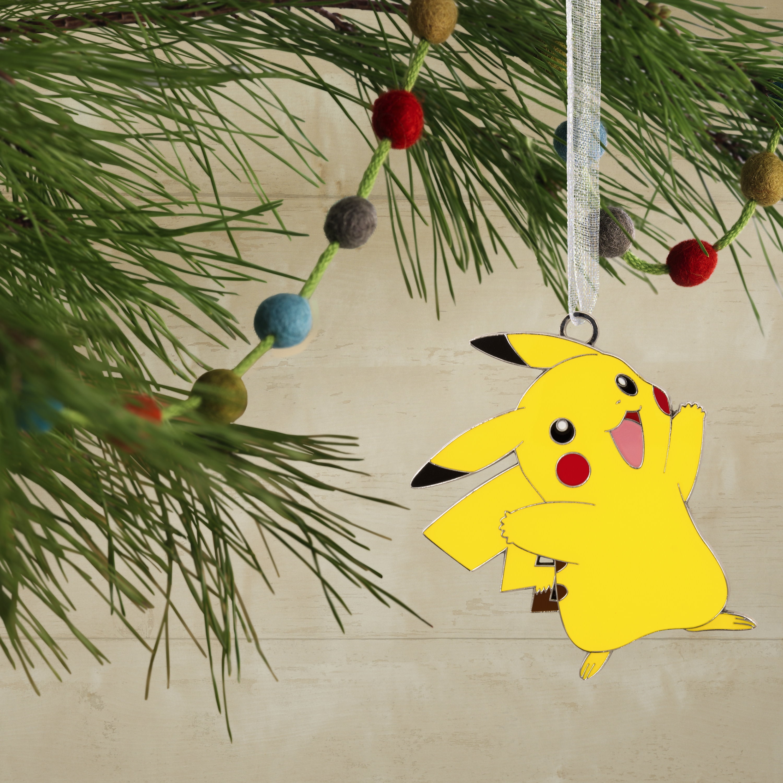Hallmark Pokémon Pikachu Christmas Ornament, Metal