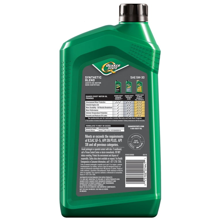 Kendall Synthetic Blend 5W30 Motor Oil - Yoder Oil Co., Inc