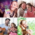 thumbnail image 5 of Qishi Voice Disguiser Karaoke Machine for Kids, Silver, 5 of 6
