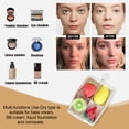 thumbnail image 4 of Sistema de licuadora de esponjas de maquillaje de 4 piezas, huevos de belleza para niñas, disponibles tanto húmedos como secos, 4 of 5