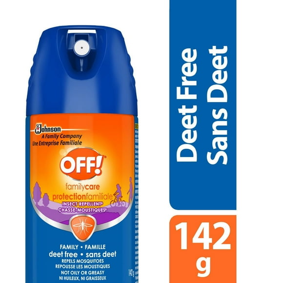 OFF! Family Care Mosquito Insect Repellent Spray Deet Free, 142g, 142g Aerosol