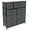 Black, variant on Sorbus 9-Drawer Dresser Nightstand End Table, Steel Frame, Wood Top, Multi Pastel