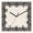 Black Cream, variant on Gray Geometric Wooden Wall Clock Silent Non Ticking, Black Greek Key Design Burlap Modern Art Square Wall Clocks Battery Operated, Decor Clock for Home Office, Living Room, Kitchen, 10 Inch