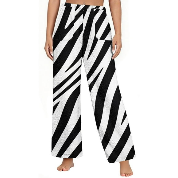 Birdeem Women's Warm Fleece Pajama Sleep Pants, Printing Design, Pockets, Sleepwear, Women's Pajama Pants, Fleece Pajamas Women