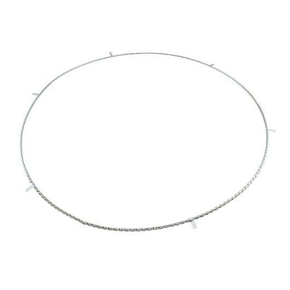 Lowrider Classic Square Twisted Bike Wheel Rim Trim, 26", Chrome