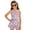 Purple and Blue - Bunny Easter Egg, variant on DISNIMO Horse Print Girls Swimsuits One Piece Bathing Suits Sleeveless U Neck Swimwear with Skirt Quick Dry Swim Dress Size 3-13